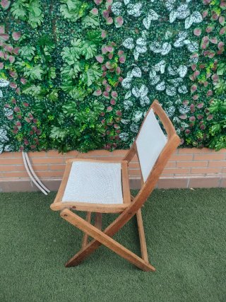 Sillas de madera teca para terraza