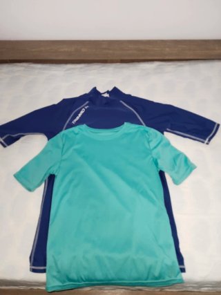 2 Costumi da bagno Tribord blu e turchese