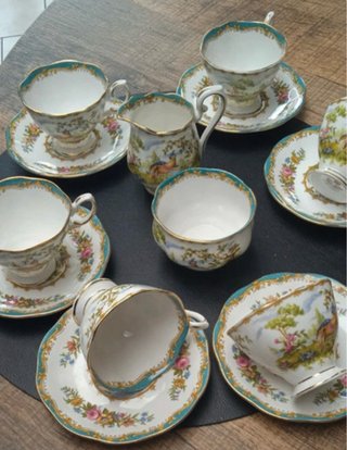 Royal Albert Set Tazze e Piattini Porcellana
