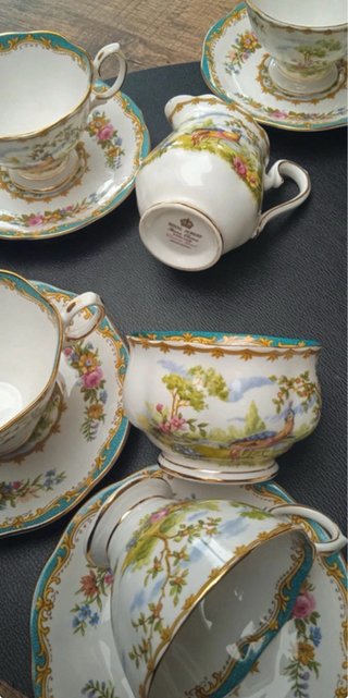 Royal Albert Set Tazze e Piattini Porcellana