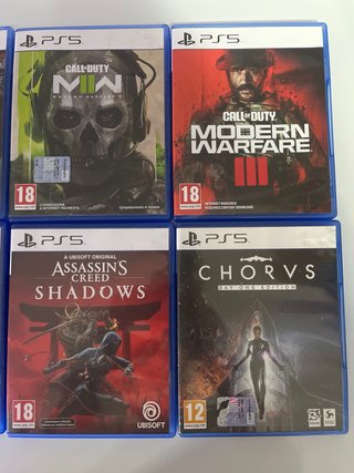 Lotto giochi PS5 FC26 COD MW2 MW3 Assassin’s Creed