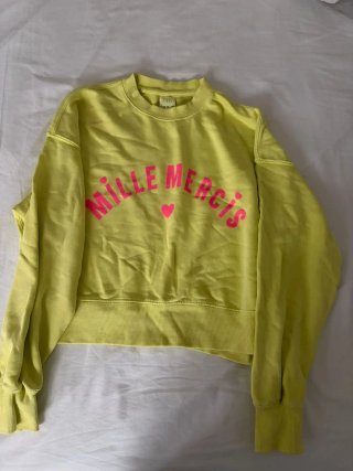 Sudadera Zara amarilla Talla 13-14 años