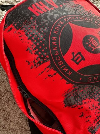 Mochila deporte profesional Negra y Roja