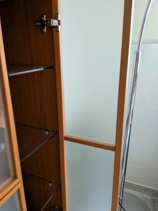 Vitrina madera teka mid century