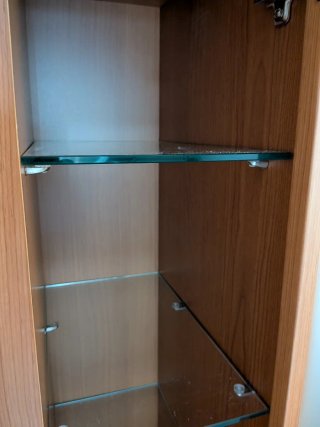 Vitrina madera teka mid century