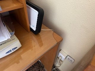 Escritorio madera y cristal con cajonera