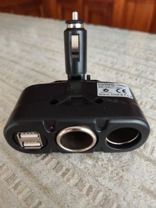 Adaptador mechero coche Dual USB