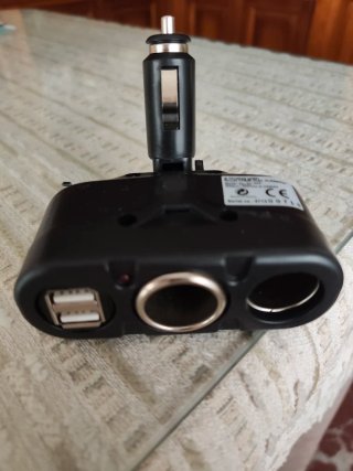 Adaptador mechero coche Dual USB