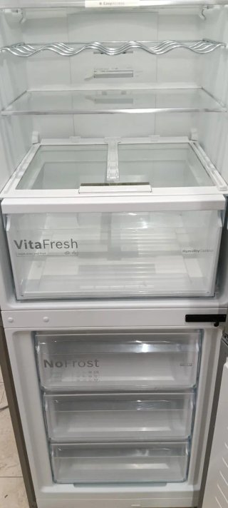 NEVERA COMBI BOSCH ACERO INOXIDABLE NO FROST A+