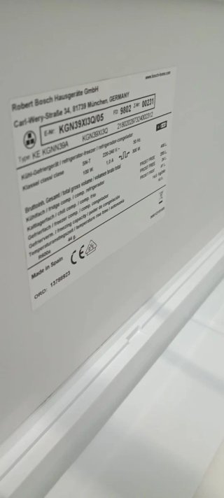 NEVERA COMBI BOSCH ACERO INOXIDABLE NO FROST A+