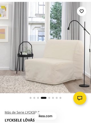 Sillón cama LYCKSELE LOVAS IKEA Ransta natural