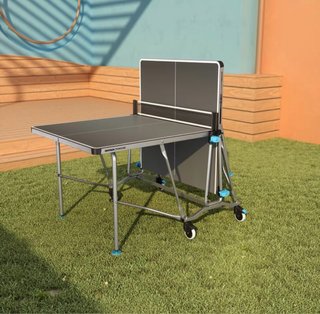 Mesa Ping Pong Plegable con Ruedas