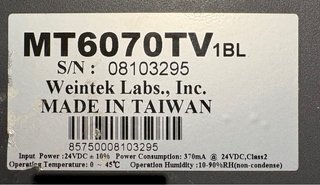 WEINTEK MT6070TV Terminal HMI