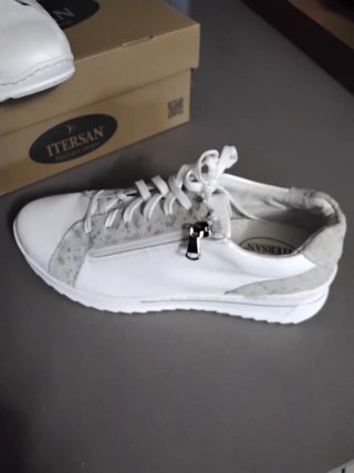 Scarpe donna Intersan bianche e argento taglia 40