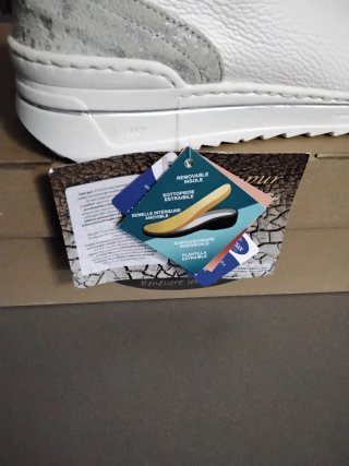 Scarpe donna Intersan bianche e argento taglia 40