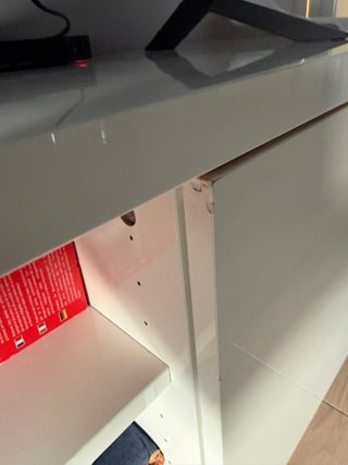Mueble TV Ikea BYAS Blanco