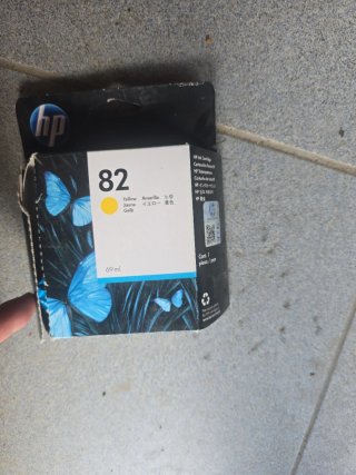 Cartucho de Tinta HP 82 Amarillo