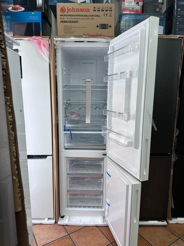 Frigorífico Combi Cristal Blanco 200x60cm