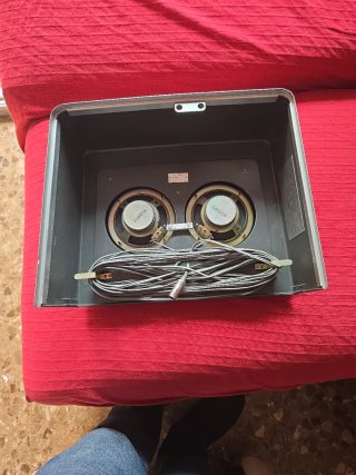 Tapa Proyector Bell & Howell FILMOSOUND Gris