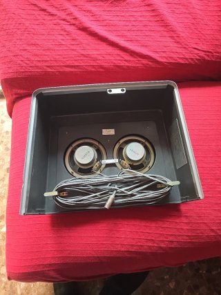 Tapa Proyector Bell & Howell FILMOSOUND Gris