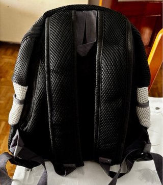 Mochila Transportín Perro Pequeño Negro/Gris