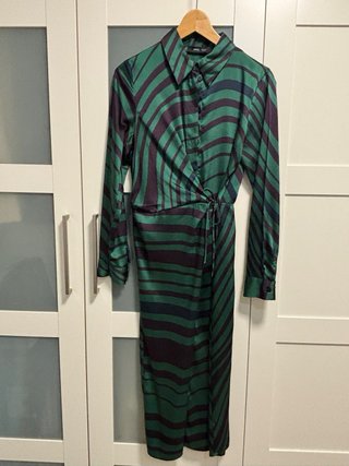 Vestido camisero midi Mango Talla M