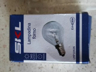 Lampadina Forno E14 40W SKL + Attrezzo Rimozione