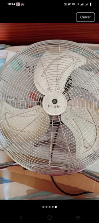 Ventilador Klindo Ø46cm 125W