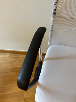 Silla de escritorio blanca