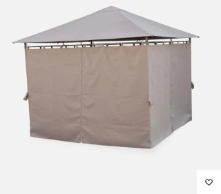 Cenador exterior carpa beige/gris