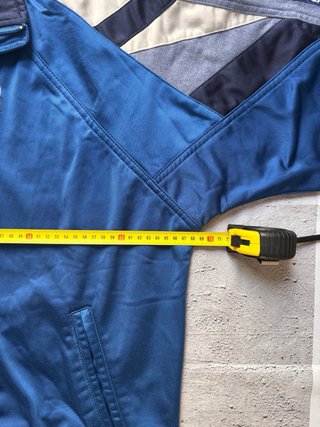 Chaqueta Diadora Vintage Azul y Gris