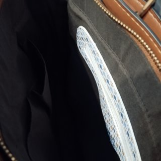 Bolso de mano con estampado de ciudad
