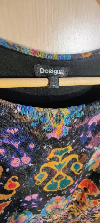 Vestido Desigual Talla L Multicolor