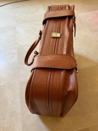 Maleta de cuero vintage