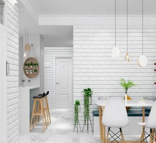 Paneles decorativos 3D pared · Hogar
