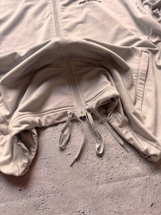 Chaqueta deportiva Reebok beige/plata