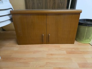 Mueble de salón madera y cristal TERRASSA