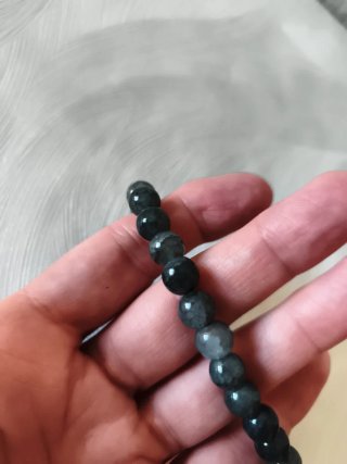 Pulsera gris árbol de la vida dorado