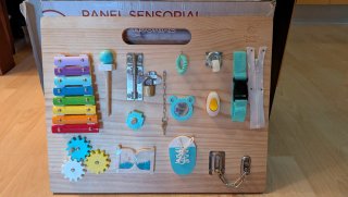 Panel sensorial Montessori de Mundo Diver