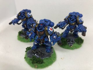 Agresores Ultramarines pintados