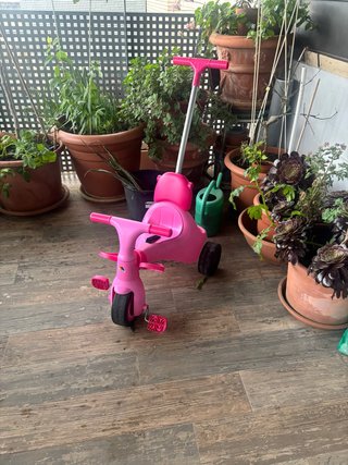 Triciclo niña rosa poco uso