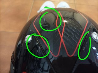 Casco integral carbono Hebo TALLA S