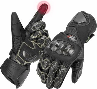 Guantes Moto Piel Cabra Circuito Nuevos