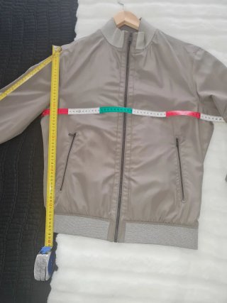 Chaqueta Verano Hombre Talla M Verde Grisáceo