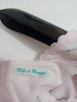 Vestitino bianco e rosa
