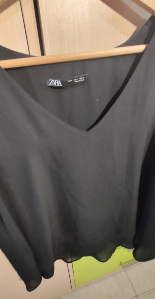 Blusa Zara sin mangas Talla L