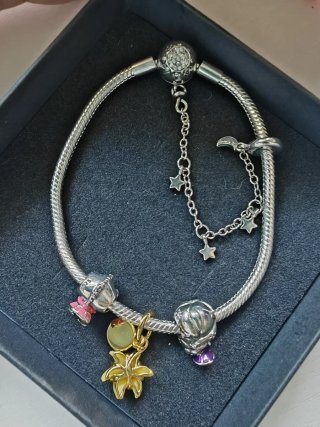 Pulsera Pandora Plata 925 Charms Disney Rapunzel