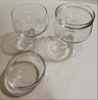 Copas coctail cristal set 6 piezas