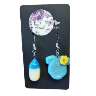 Pendientes artesanales bebé