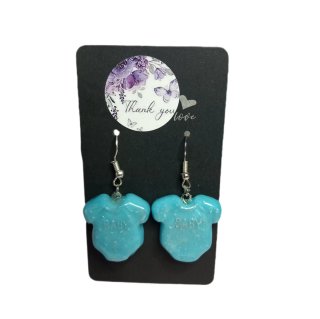 Pendientes artesanales bebé